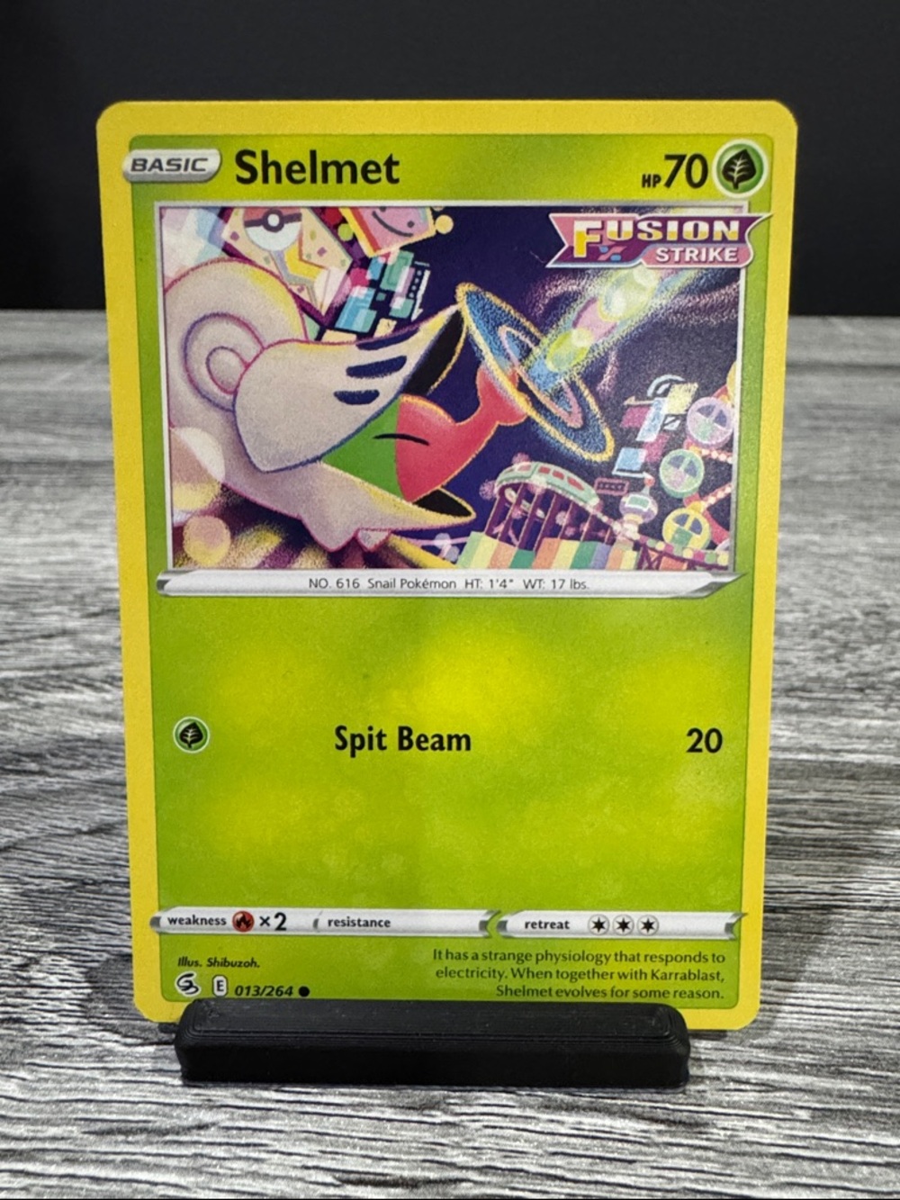 Pokémon | Fusion Strike #013/264: Shelmet (2021) - Collectible Trading Card